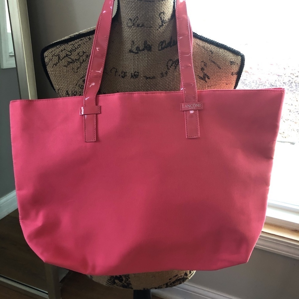 Lancôme tote coral